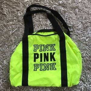 Neon VS Pink Duffle Bag